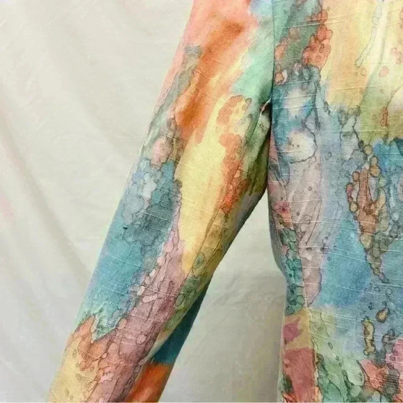 Patchington Vintage Coat/Jacket Pastel Color With Shoulder Pads Size 12 - Picture 11 of 11